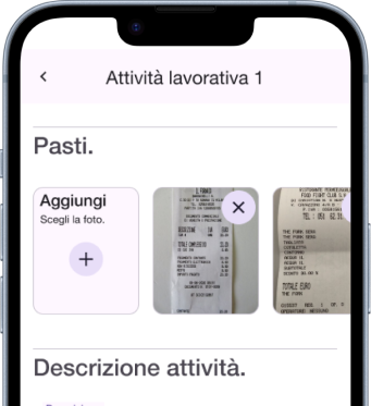 gestisci la notifica delle note spese